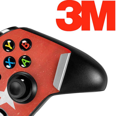 Turkish Flag Distressed Xbox One X Controller Skin